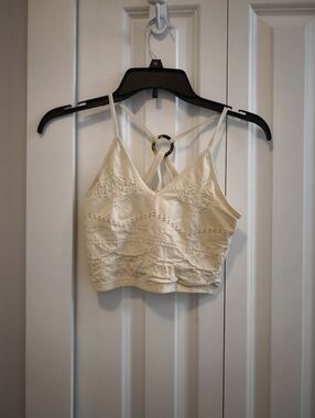 Dynamic Cream Knit Bralette